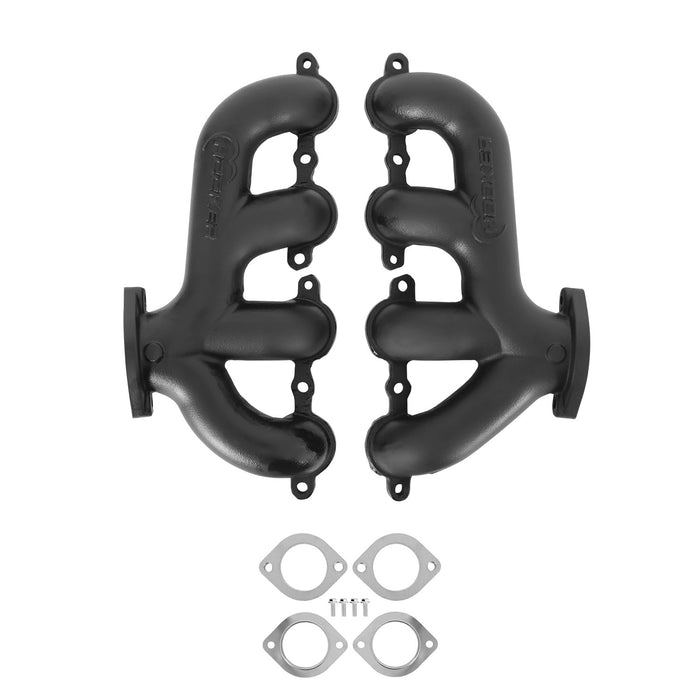Hooker HKR8505-3HKR Exhaust Manifold Set GM LS Rear Dump