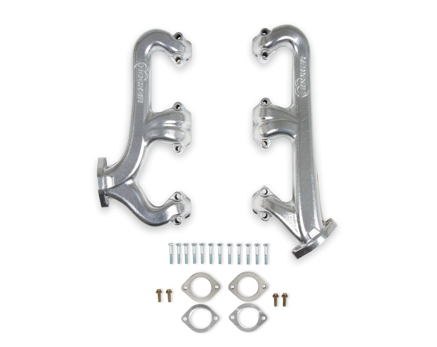 Hooker HKR8525-1HKR Exhaust Manifold Set Cast Iron - SBC 2.5 Dia