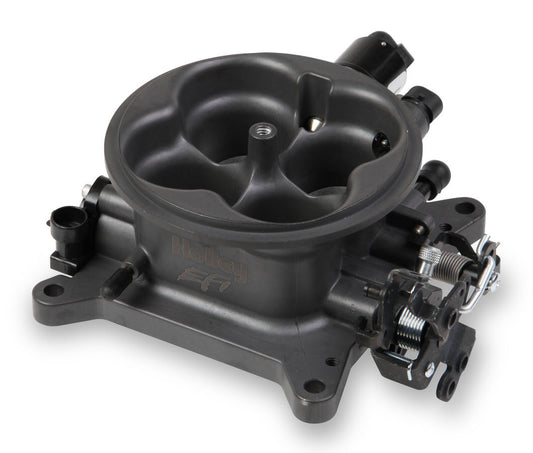 Holley HLY112-587 MPFI Throttle Body 1000 CFM Hard Core Gray