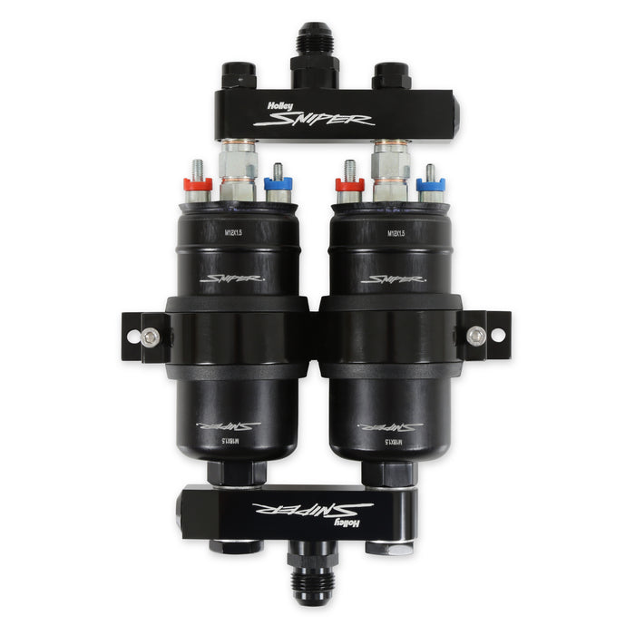Holley HLY12-270 Sniper 3.5 GPM Twin Fuel Pump w/Manifold Kit