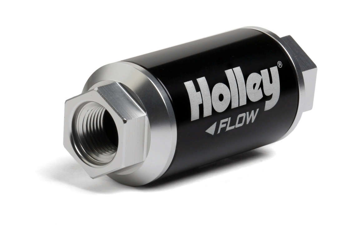 Holley HLY162-550 Billet HP Fuel Filter - 3/8NPT 10-Micron 100GPH