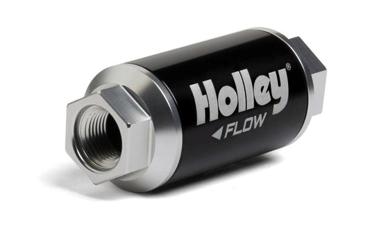 Holley HLY162-550 Billet HP Fuel Filter - 3/8NPT 10-Micron 100GPH