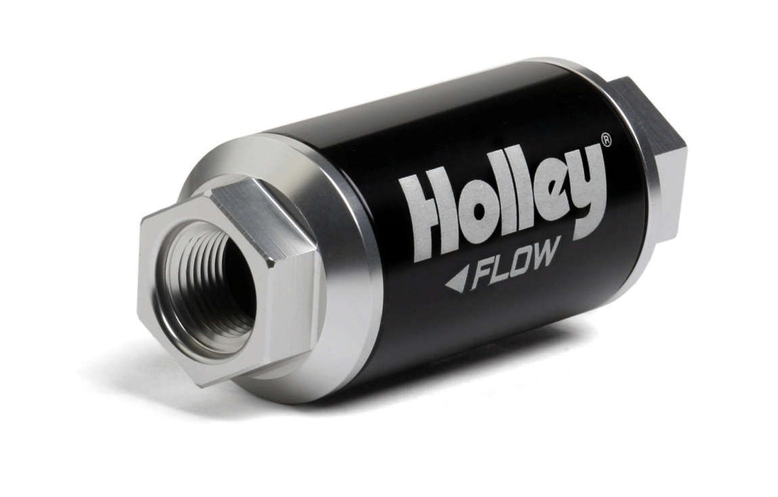 Holley HLY162-550 Billet HP Fuel Filter - 3/8NPT 10-Micron 100GPH