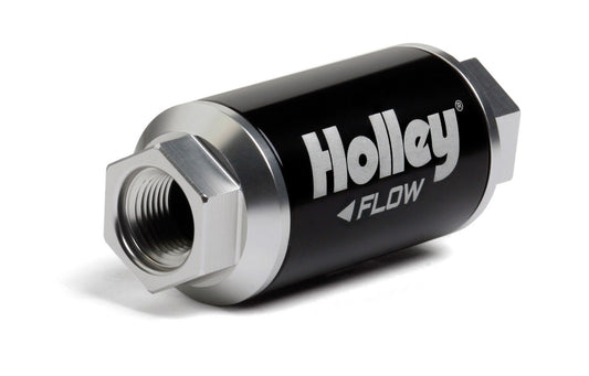 Holley HLY162-551 Billet HP Fuel Filter - 3/8NPT 100-Micron 100GPH