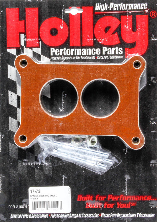 Holley HLY17-72 1in Carburetor Spacer 2300 Flange