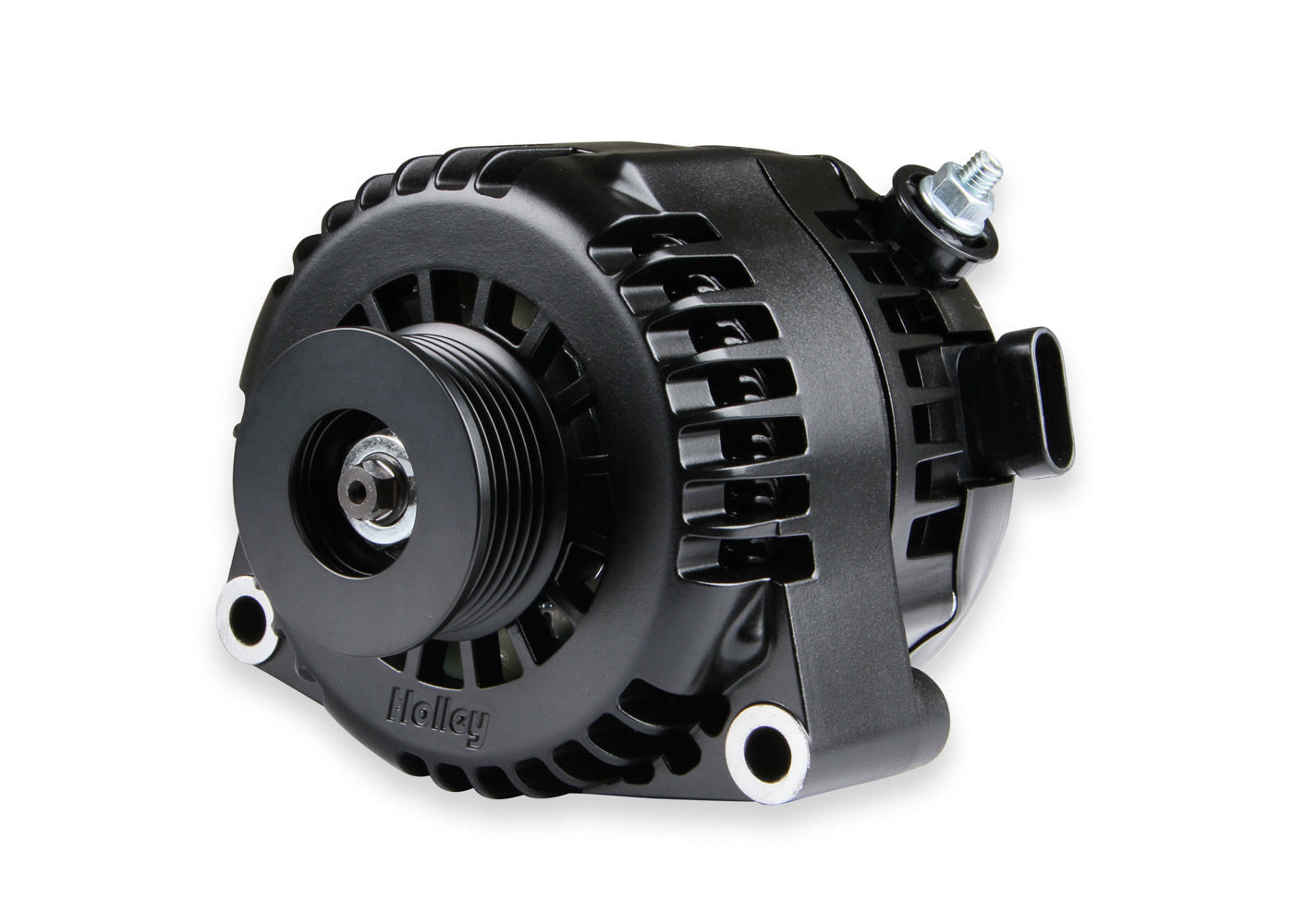 Holley HLY197-303 Alternator Serpentine GM 150amp 1-Wire Black