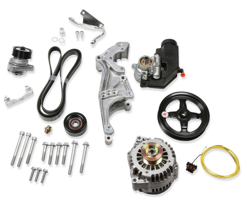 Holley HLY20-156 Low LS Drive System Kit LH w/Alt/PS wo/A/C