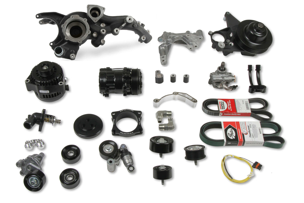 Holley HLY20-220BK Premium Mid-Mount Acc System GM LT1/LT4 Gen-5