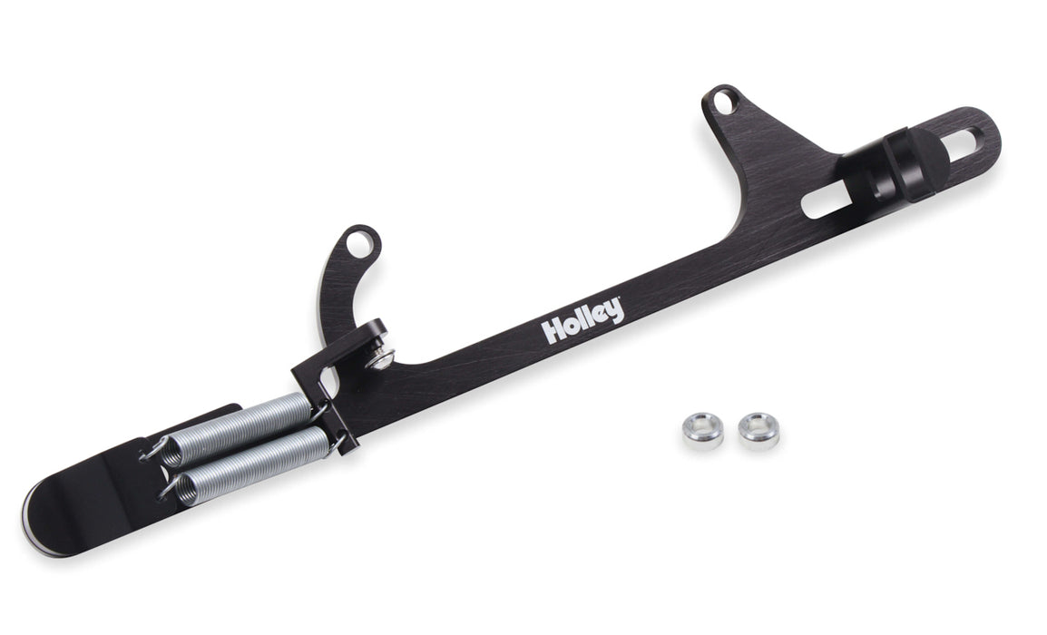 Holley HLY20-266 Billet Throttle Bracket Billet Aluminum Black