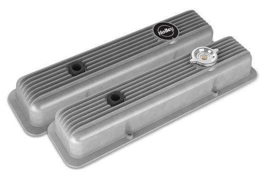 Holley HLY241-134 SBC Muscle Series Valve Covers (pair)