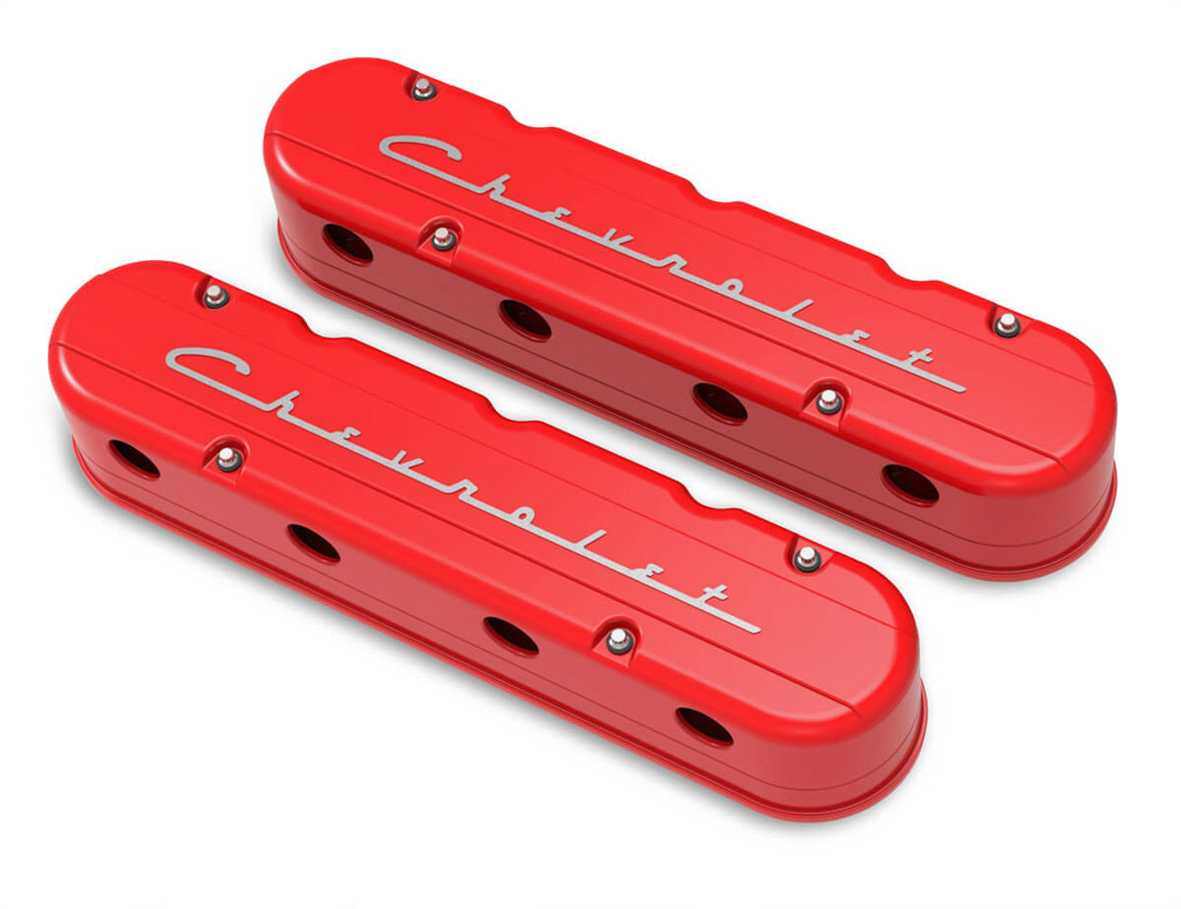 Holley HLY241-179 Valve Cover Set 2-Piece GM LS w/Chevrolet Logo
