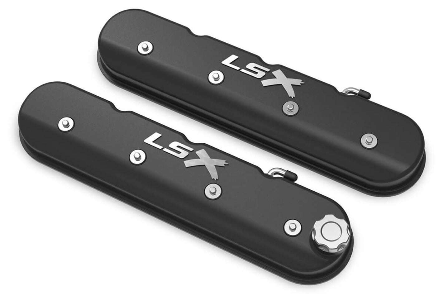 Holley HLY241-407 LS Series Valve Covers w/LSX Logo