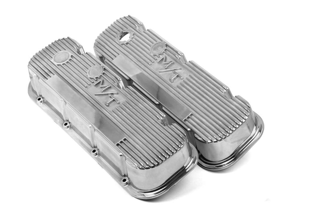 Holley HLY241-84 BBC M/T Valve Cover Set - Polished