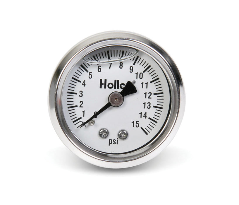 Holley HLY26-504 0-15 Psi Fuel Press Gaug