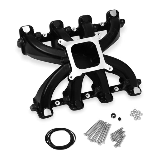 Holley HLY300-132BK Intake Manifold Single Plane GM LS1/LS2/LS6