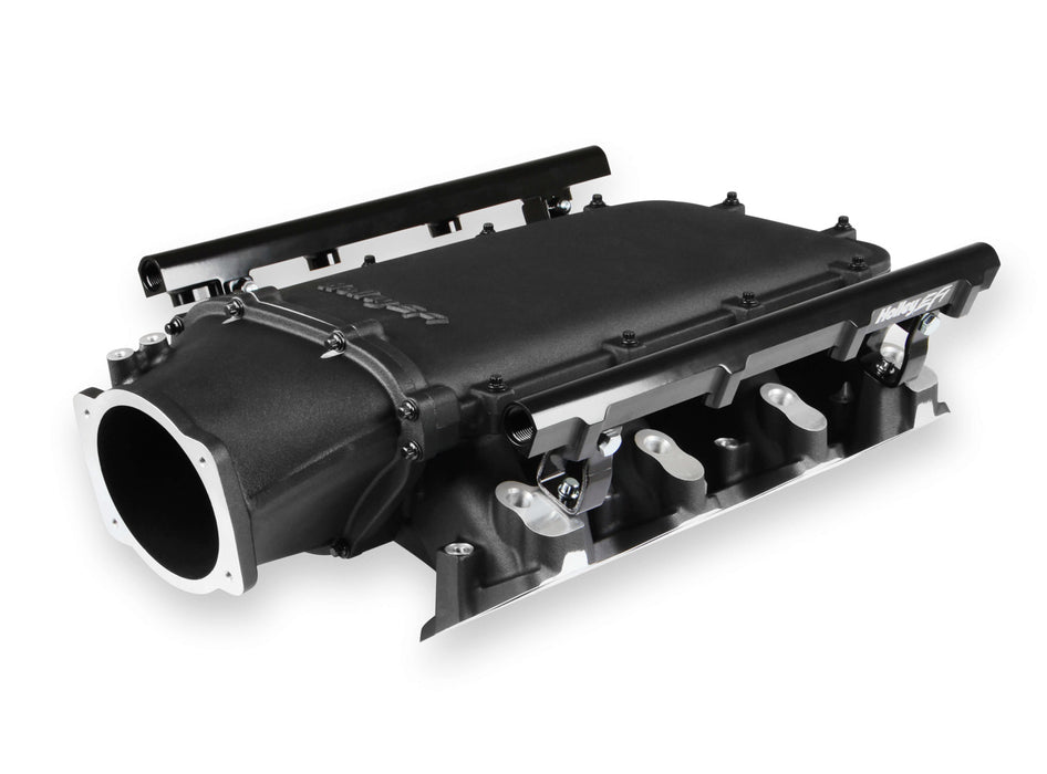 Holley HLY300-680BK LS3 Low Ram Intake Kit Single Injector Frt Feed
