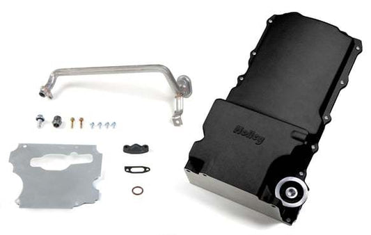 Holley HLY302-1BK GM Retro Fit Oil Pan - LS Engines - Black