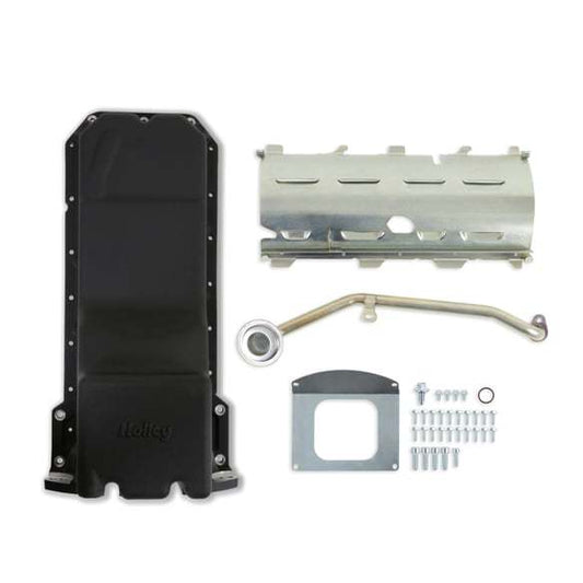 Holley HLY302-63BK Oil Pan Swap Kit 6.2 SC Gen III Hemi Rear Sump