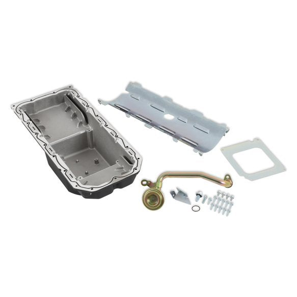 Holley HLY302-64BK 6qt Cast Alm Oil Pan Kit 6.2L Gen III Hemi Swap