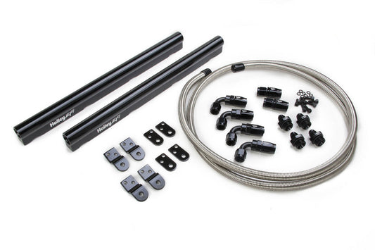 Holley HLY534-210 Billet Alm Fuel Rail Kit GM LS Factory Intakes