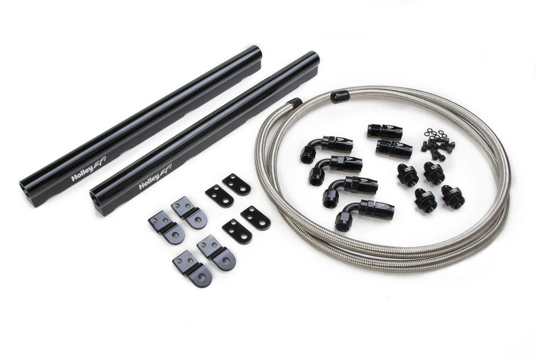 Holley HLY534-210 Billet Alm Fuel Rail Kit GM LS Factory Intakes
