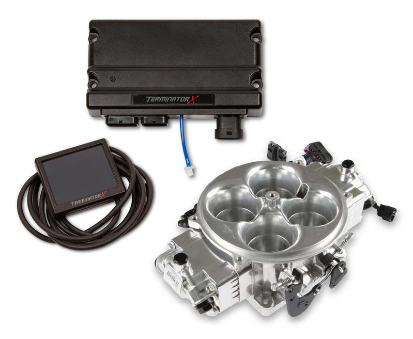 Holley HLY550-1070 Terminator X Stealth 4500 - 8 Injectors Shiny