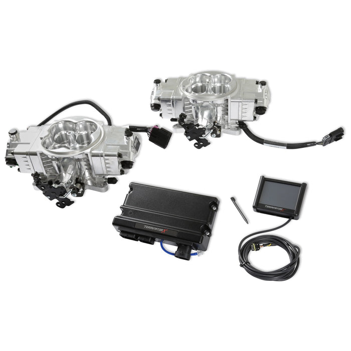 Holley HLY550-1074 Terminator X Stealth Kit 4150 2X4 - Shiny
