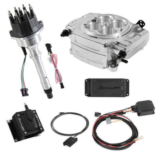 Holley HLY550-510-BPX-SBC Sniper 2 EFI Bundle Kit SBC Polished
