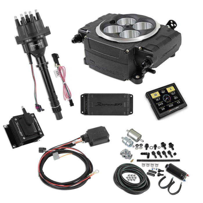 Holley HLY550-511-3PK-SBC Sniper-2 EFI Master Kit w/SBC Ignition Black