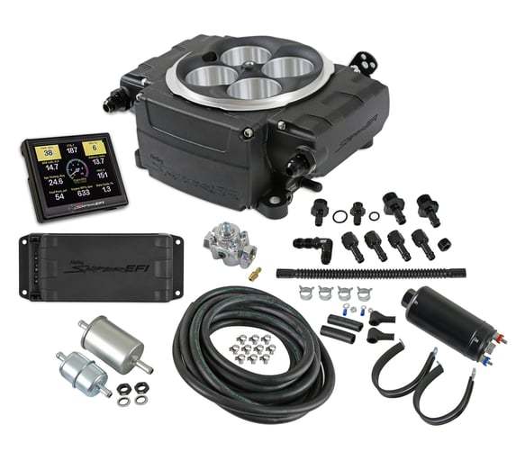 Holley HLY550-511-3PK Sniper 2 EFI Master Kit Black w/PDM