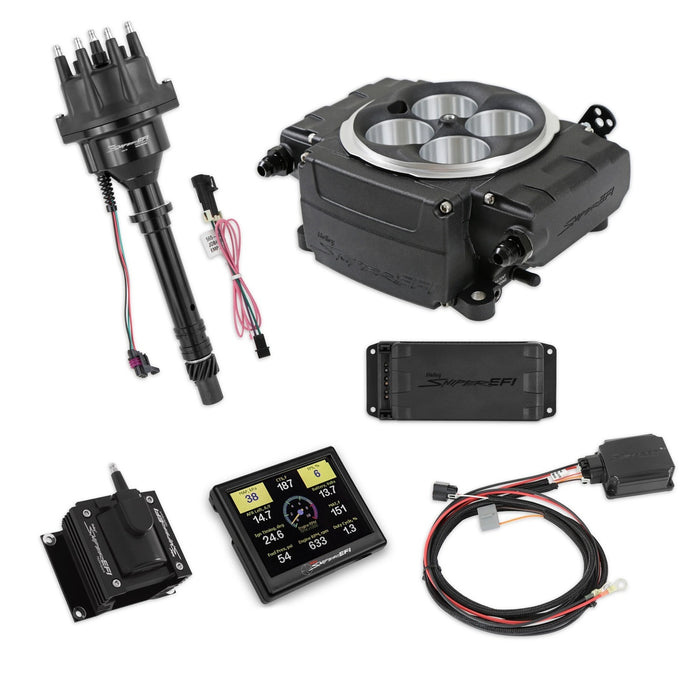Holley HLY550-511-3PX-SBC Sniper 2 EFI Kit Black w /PDM w/SBC Ignition