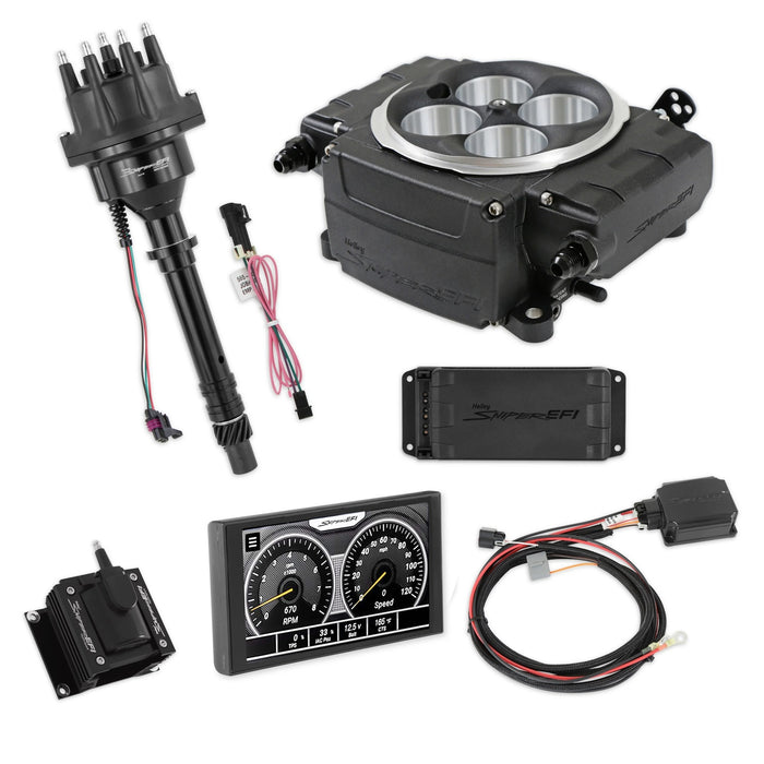 Holley HLY550-511-5PX-SBC Sniper 2 5in PDM Kit SBC Ignition Black