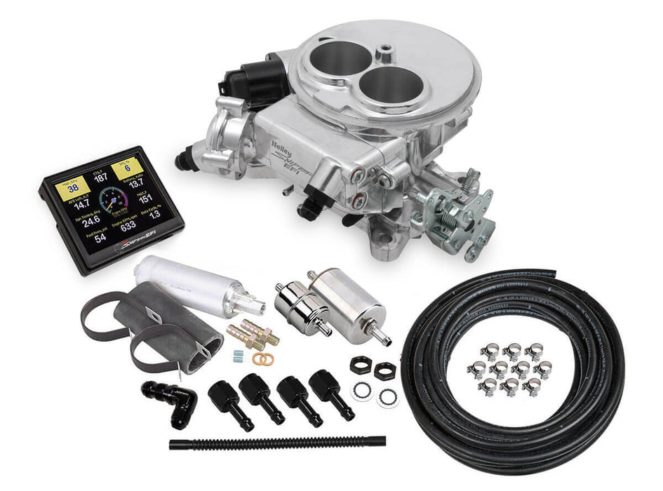 Holley HLY550-849K Sniper 2300 EFI Master Kit Shiny Finish