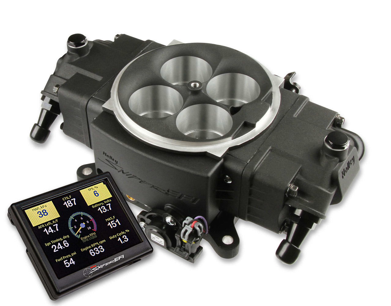 Holley HLY550-877 EFI Sniper 4150 Kit Black Finish