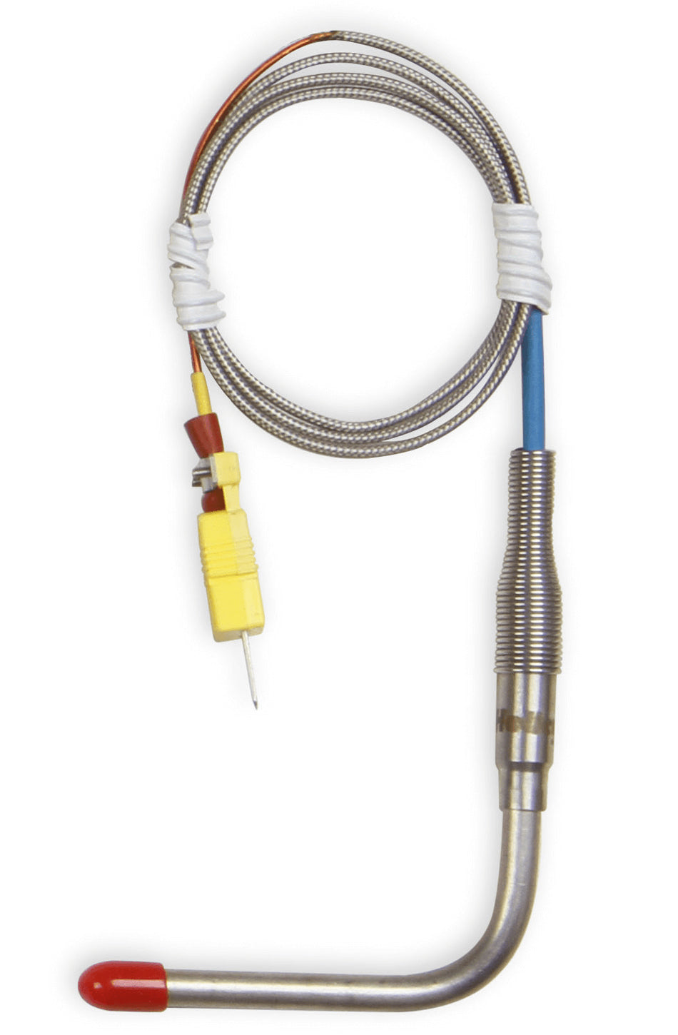 Holley HLY554-178 1/4 EGT Probe - Open Tip 90-Degree 32.25in Length