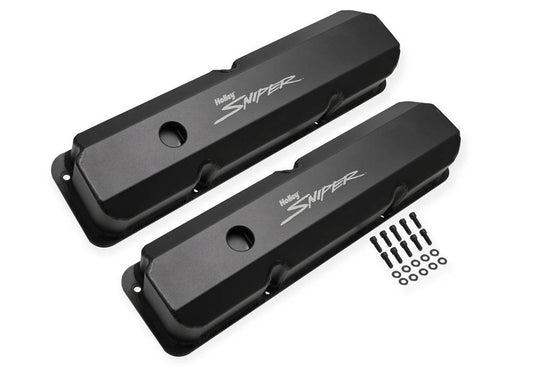 Holley HLY890001B Sniper Fabricated Valve Covers BBF FE Tall