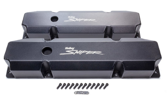 Holley HLY890005B Sniper Fabricated Valve Covers BBM Tall