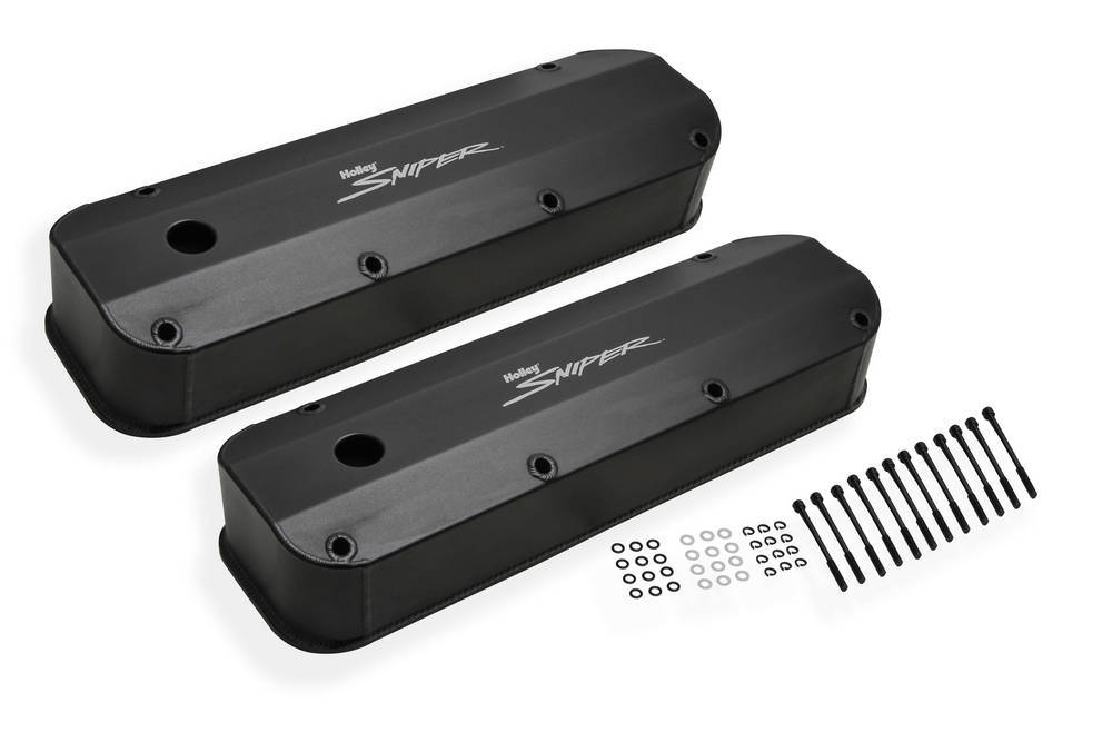 Holley HLY890007B Sniper Fabricated Valve Covers BBF 429/460 Tall