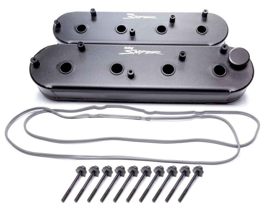 Holley HLY890014B Sniper Fabricated Valve Covers SGM LS Tall