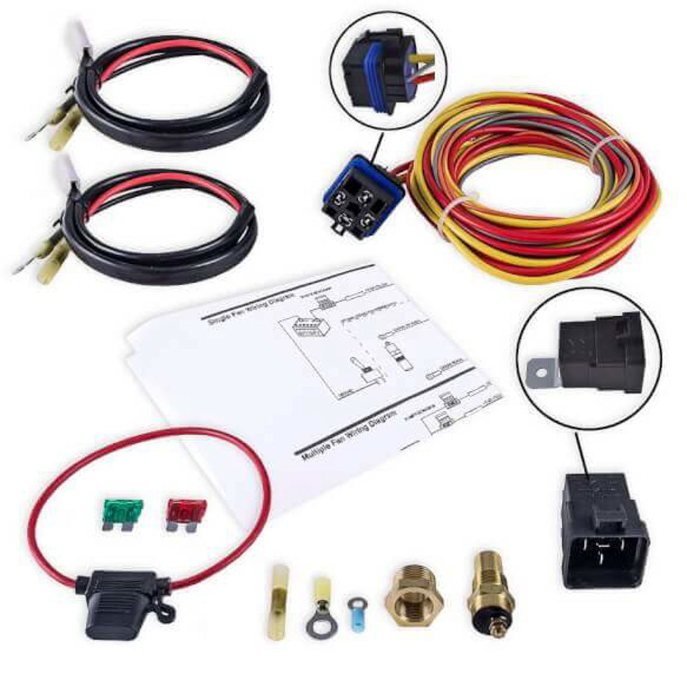 Holley HLYFB403 Electric Relay Kit - For Frostbite Fan/Shroud Sys