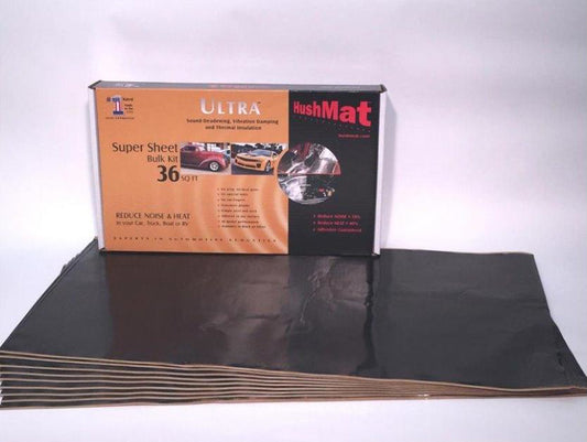 Hushmat HMT10800 Super Bulk Kit Contains (9) 18in x 32in Black