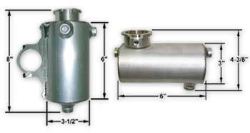 Howe HOW342410 Vertical Surge Tank Clamp On 1.75in