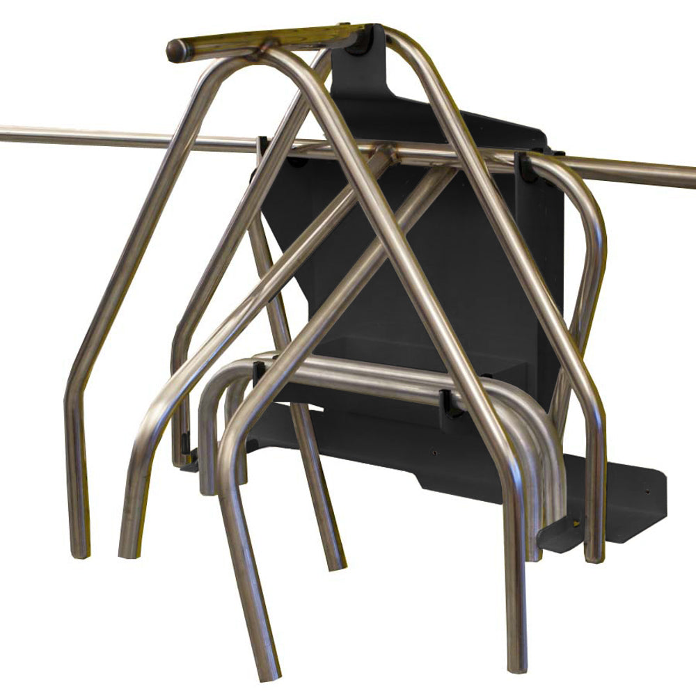 Hepfner Racing Products HRPHRP6135-BLK Nerf and Bumper Rack Black