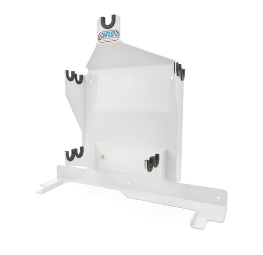 Hepfner Racing Products HRPHRP6135-WHT Nerf And Bumper Rack For Mounting In Trailer