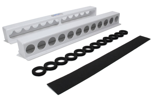 Hepfner Racing Products HRPHRP6350-WHT Torsion Bar Rack Holds 12 Sprint Bars White