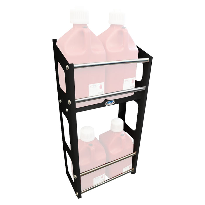 Hepfner Racing Products HRPHRP6359-4-BLK Jug Rack 4 Position Black