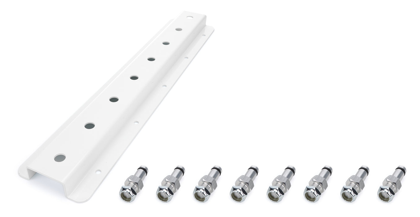 Hepfner Racing Products HRPHRP6523S-20-WHT Radius Rod Insert Top Mt Single Stack 20in Long