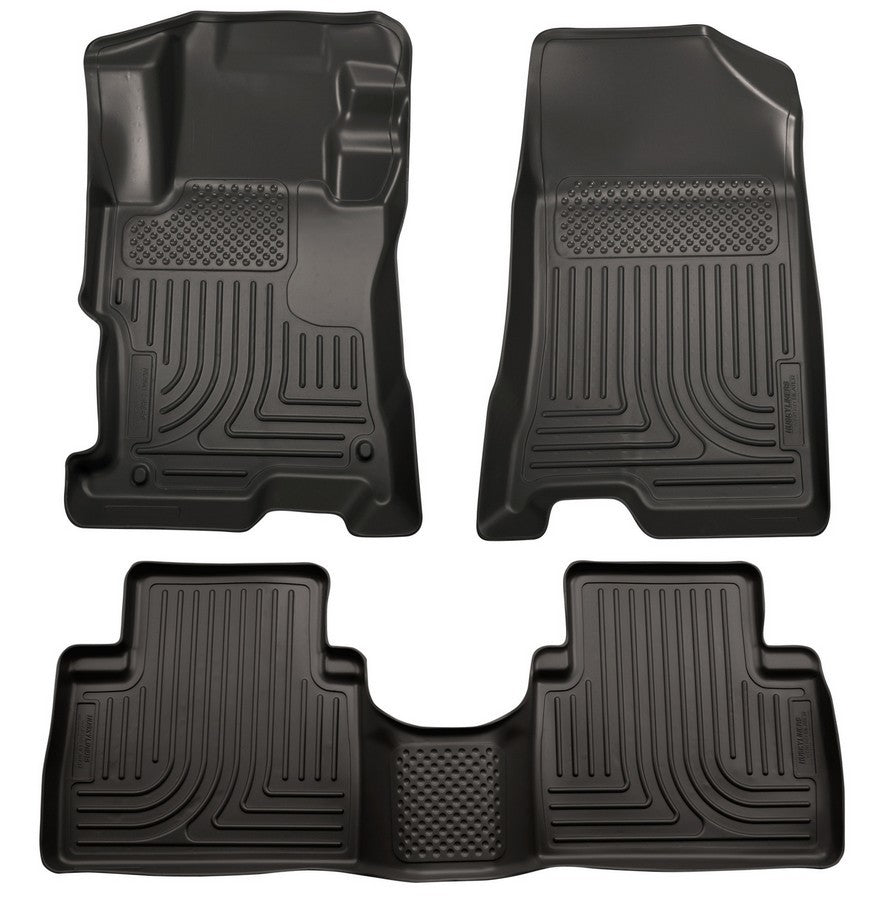 Husky Liners HSK98401 08-12 Honda Accord Front /2nd Floor Liners Black
