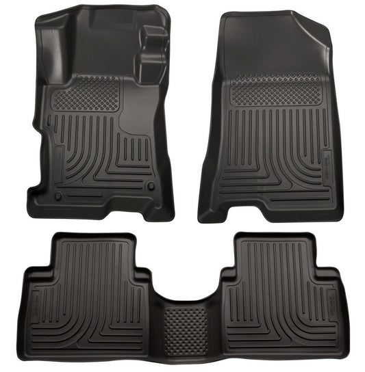 Husky Liners HSK98401 08-12 Honda Accord Front /2nd Floor Liners Black