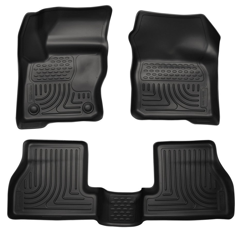 Husky Liners HSK98771 12- Ford Focus Front/ 2nd Floor Liners Black